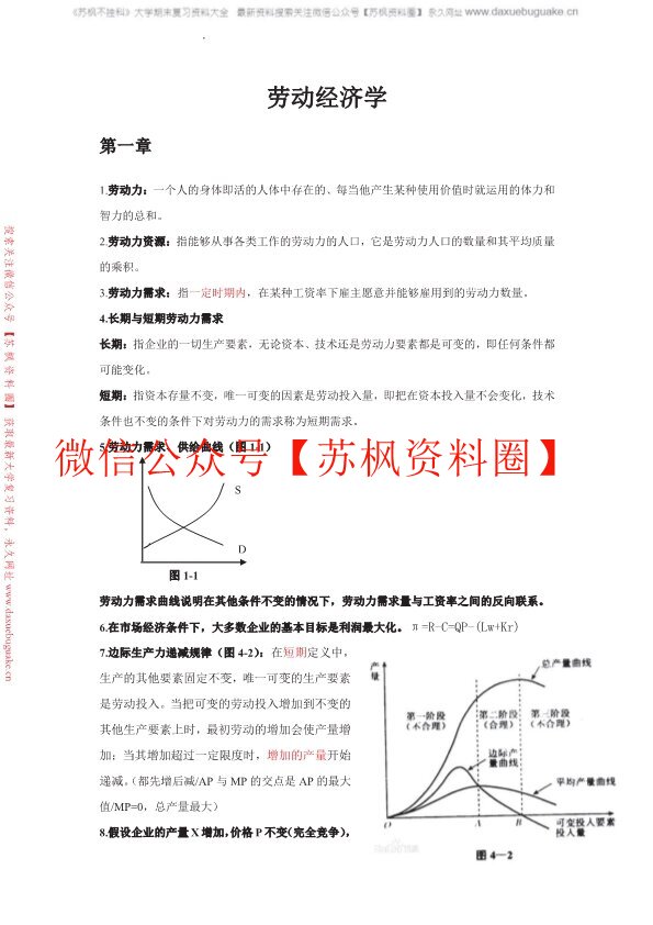 劳动经济学